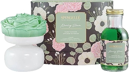 Morning Bloom Set - Spongelle Private Reserve Floret Diffuser Morning Bloom (oil/237ml + dif/1pcs) — photo N1