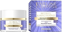 Concentrated Multi-Nourishing Day Cream 70+ - Eveline Cosmetics Retinol & Niacynamid — photo N1