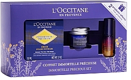 Fragrances, Perfumes, Cosmetics Set - L'Occitane Immortelle Precious (f/cr/50ml + serum/5ml + eye/balm/4ml)