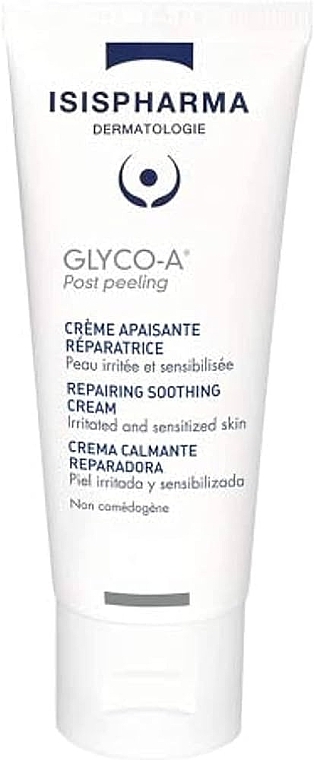 Soothing and Regenerating Post-Peeling Cream - Isispharma Glyco-A Post Peeling Repairing Soothing Cream — photo N1