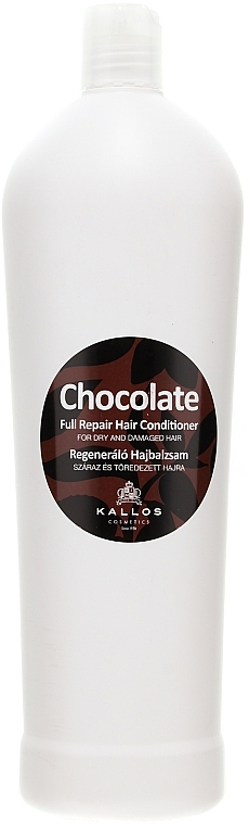 Dry & Damaged Hair Conditioner "Chocolate" - Kallos Cosmetics Chocolate Full Repair Conditioner — photo N1