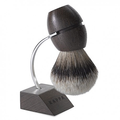 Shaving Brush - Acca Kappa Shaving Brush With Metal Stand — photo N1