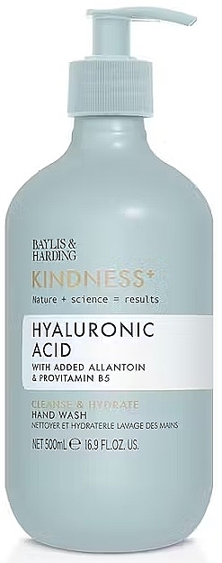 Liquid Hand Soap - Baylis & Harding Kindness+ Hyaluronic Acid Hand Wash — photo N1