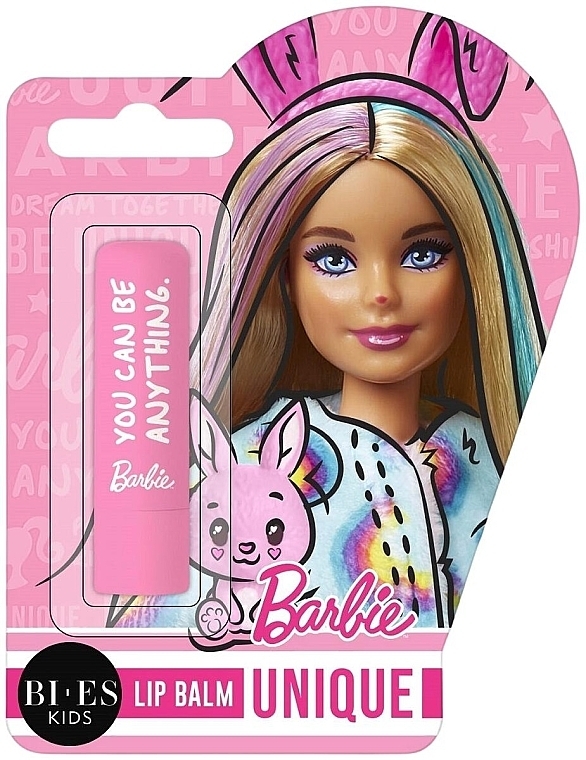 Lip Balm - Bi-es Kids Barbie Unique Lip Balm — photo N1