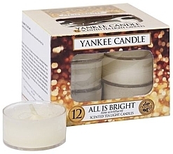 Fragrances, Perfumes, Cosmetics Tea Light Candles - Yankee Candle Scented Tea Light Candles All is Bright