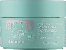 Fragrances, Perfumes, Cosmetics Mattifying & Normalizing Face Mask - BodyBoom FaceBoom Mattifying And Normalizing Face Mask