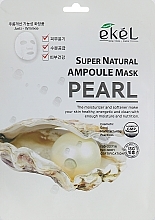 Fragrances, Perfumes, Cosmetics Pearl Extract Sheet Mask - Ekel Super Natural Ampoule Mask Pearl