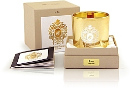 Fragrances, Perfumes, Cosmetics Tiziana Terenzi Draco Scented Candle Gold Glass - Scented Candle