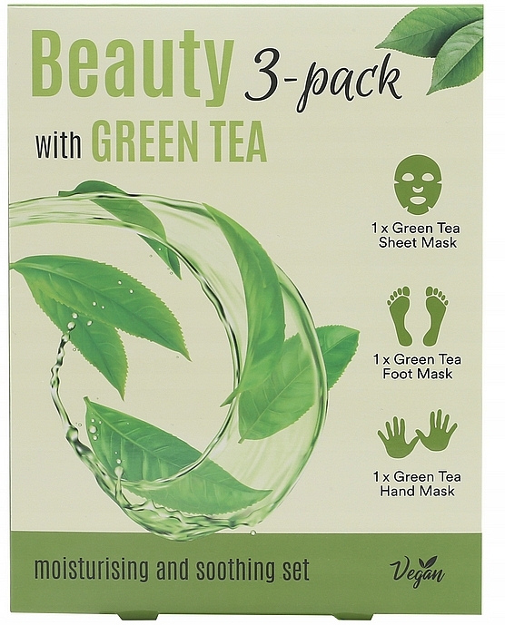 Set - Echolux Beauty 3-Pack With Green Tea (mask/3pcs) — photo N1