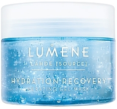 Fragrances, Perfumes, Cosmetics Moisturizing and Restoring Oxygenating Gel Mask - Lumene Lahde Hydration Recovery Oxygenating Gel Mask