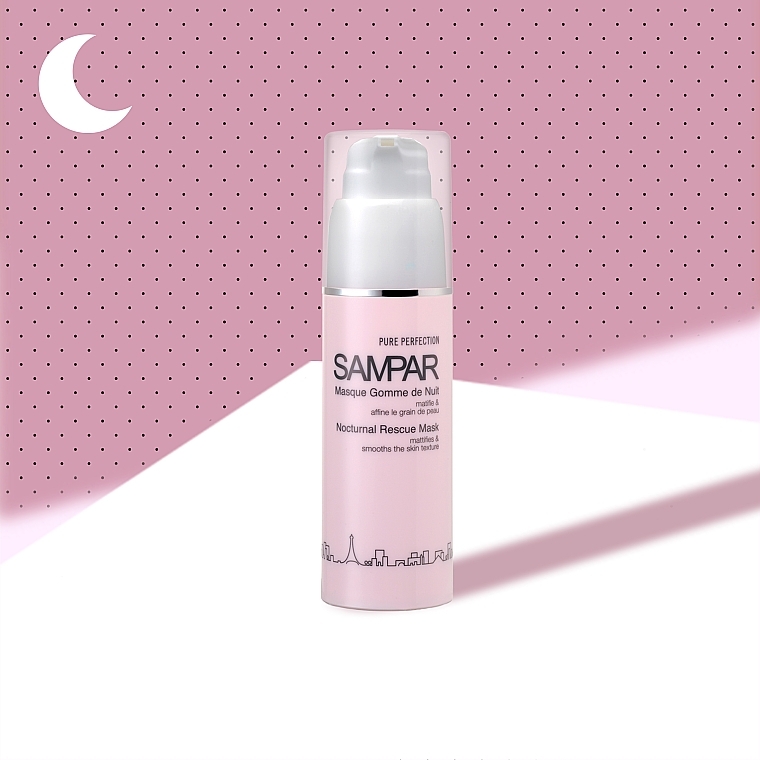 Anti-Imperfection Facial Night Mask - Sampar Pure Perfection Nocturnal Rescue Mask — photo N6