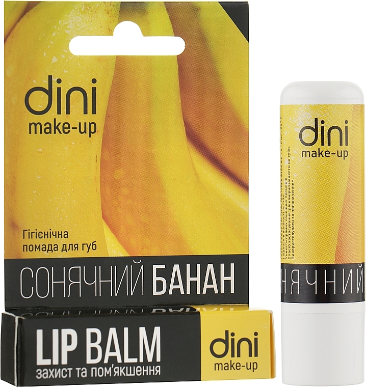 Hygienic Lip Balm "Sunny Banana" - Dini Lip Balm — photo N4