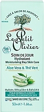 Intensive Hydration Day Cream - Le Petit Olivier Moisturizing Day Care Aloe Vera & Green Tea — photo N3