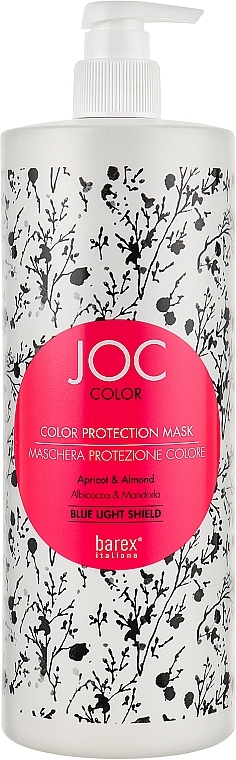 Color Protection Hair Mask with Apricot & Almond - Barex Joc Color Protection Mask Blue Light Shield — photo N2