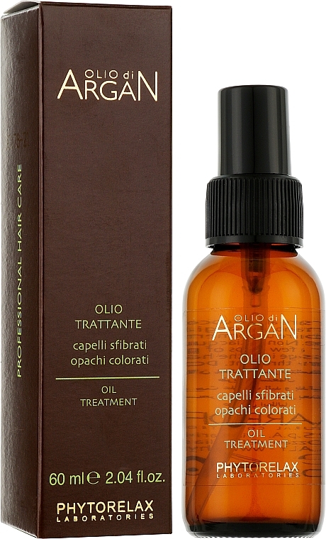 Nourishing Hair Oil - Phytorelax Laboratories Olio di Argan Oil Treatment — photo N2