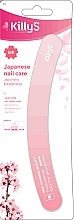 Banana Nail File, 180/240, pink - KillyS Japanese Nail Care — photo N1