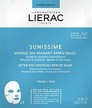 Fragrances, Perfumes, Cosmetics Soothing After Sun Mask - Lierac Sunissime After Sun Soothing Rescue Mask