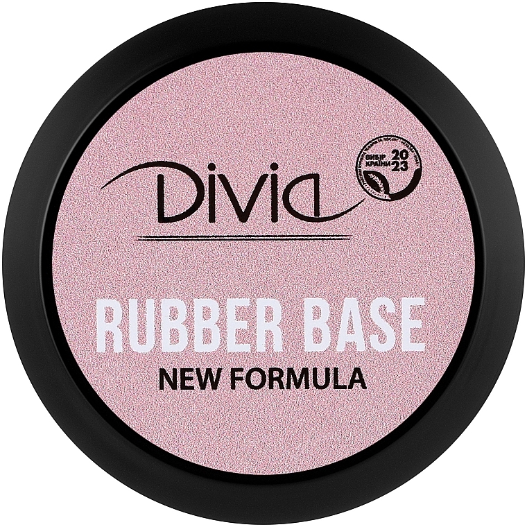 Rubber Nail Base - Divia Rubber Base New Formula — photo N3