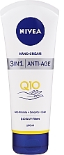 Anti-Aging Hand Cream "Q10 Plus" - NIVEA Q10 plus Age Defying Antiwrinkle Hand Cream  — photo N1