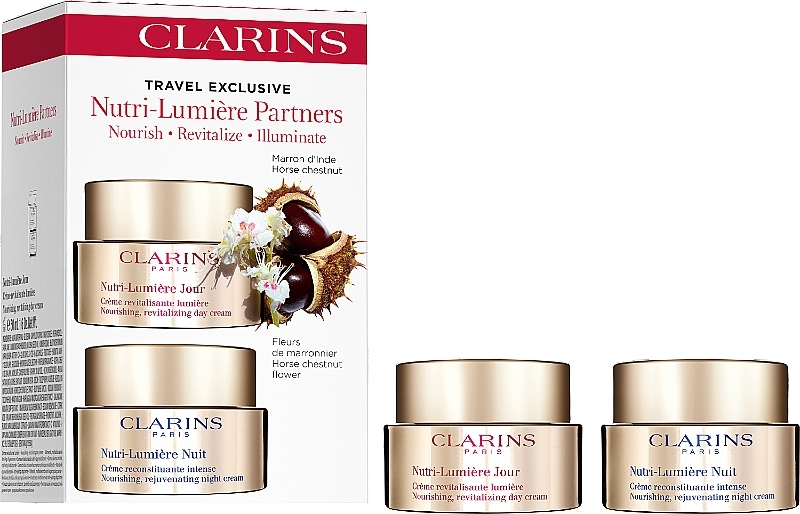 キット - Clarins Nutri-Lumiere Partners (cr/2x50ml) — photo N1