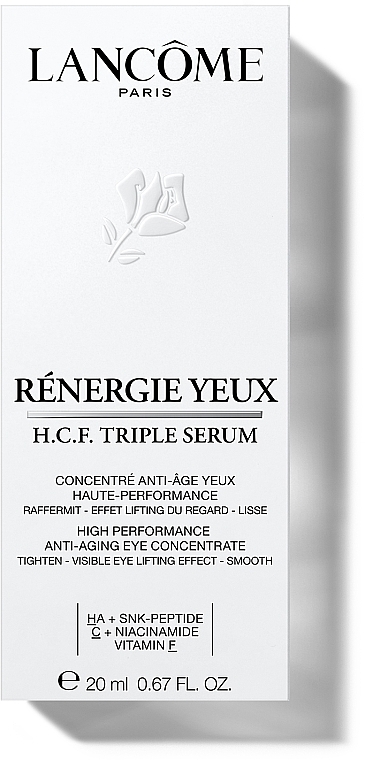 Highly-Effective Anti-Aging Triple Eye Serum - Lancome Renergie Yeux H.C.F. Triple Serum — photo N2