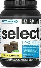 Fragrances, Perfumes, Cosmetics Chocolate and Mint Cookies Dietary Supplement - PeScience Select Protein Chocolate Mint Cookie