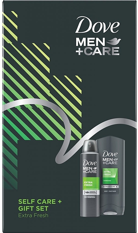 Set - Dove Men + Care Self Care + Gift Set Extra Fresh (deo/150ml + sh/gel/400ml)	 — photo N1