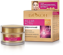Night Cream - Biokon Professional Effect Filler Activ 55+	 — photo N1