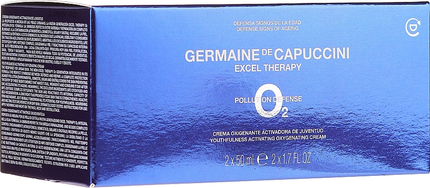 Set - Germaine de Capuccini Excel Therapy O2 Pollution Defense (f/cr/2x50ml) — photo N1