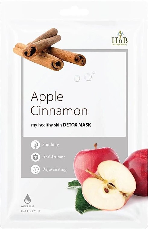 Apple-Cinnamon Detox Face Mask - HnB My Healthy Skin Detox Mask Apple Cinnamon — photo N1