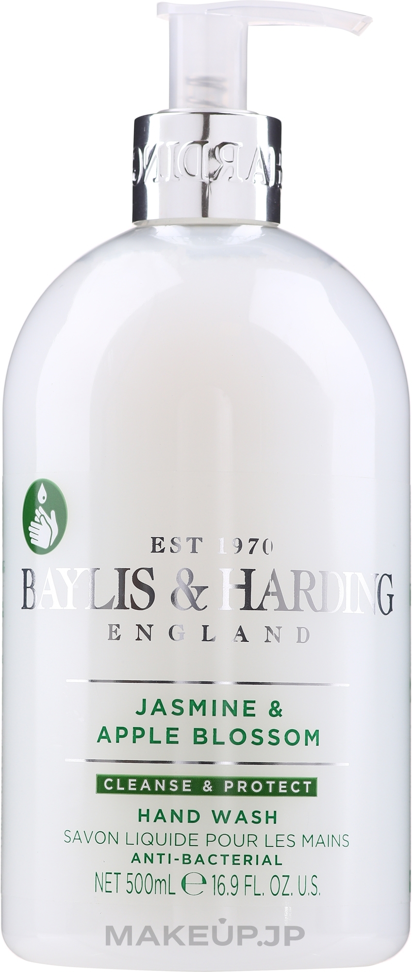 Hand Liquid Soap - Baylis & Harding Jasmine and Apple Blossom Anti-Bacterial Hand Wash — photo 500 ml