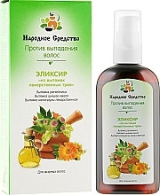 Fragrances, Perfumes, Cosmetics Anti Hair Loss Herbal Elixir for Oily Hair - Narodnoye Sredstvo