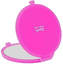 Pocket Mirror, 82448, pink - Compact Bag Mirror 73 mm — photo N3