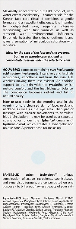 Hyaluronic Acid Serum Concentrate - Floslek Skin Care Expert Sphere-3D Concentrate Serum With Hyaluronic Acid — photo N3