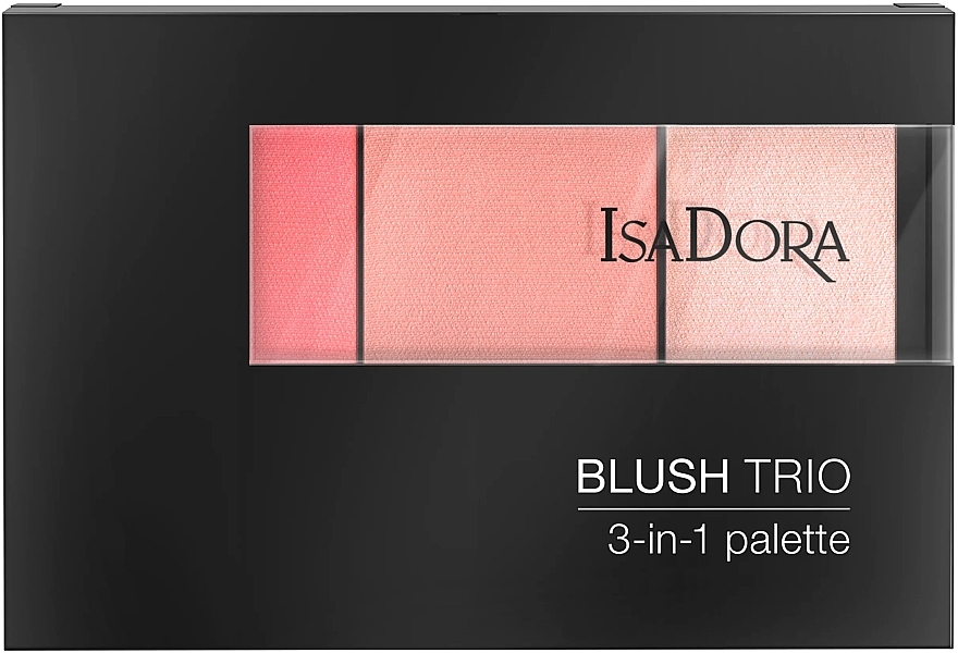 Blush Palette - Isadora Blush Trio 3-in-1 Palette — photo N2