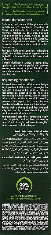 Natural Blonde & Color-Treated Hair Conditioner - Rene Furterer Okara Blond Brightening Conditioner — photo N3