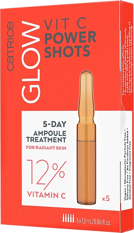 Glow Ampoule Serum - Catrice Glow Vit C Power Shots — photo N2