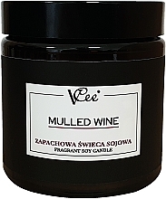 Fragrances, Perfumes, Cosmetics Mulled Wine Scented Soy Candle - Vcee Mulled Wine Fragrant Soy Candle