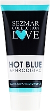 Fragrances, Perfumes, Cosmetics Shower & Intimate Hygiene Gel - Sezmar Collection Love Hot Blue Aphrodisiac Shower Gel