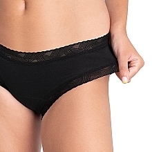 Menstrual Panties, black - Platanomelon Kiwitas Doble Blonda Menstrual Briefs — photo N3