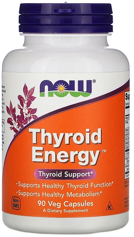 Gelatin Capsules "Thyroid Energy" - Now Foods Thyroid Energy  — photo N1