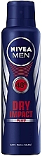 Deodorant "Protection and Comfort 48h" - NIVEA MEN Deospray Dry Impact Plus — photo N1