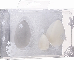 Fragrances, Perfumes, Cosmetics Winter Makeup Sponges, 38280, 3 pcs - Top Choice