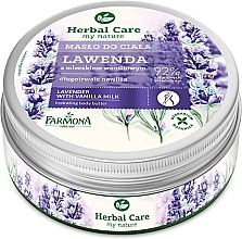 Fragrances, Perfumes, Cosmetics Body Oil "Lavender" - Farmona Herbal Care Lavender with Vanilla Milk