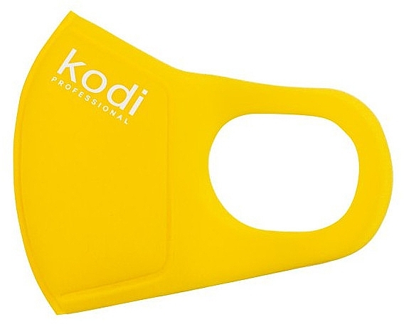 Double Layer Mask with "Kodi Professional" Logo, yellow - Kodi Professional — photo N1