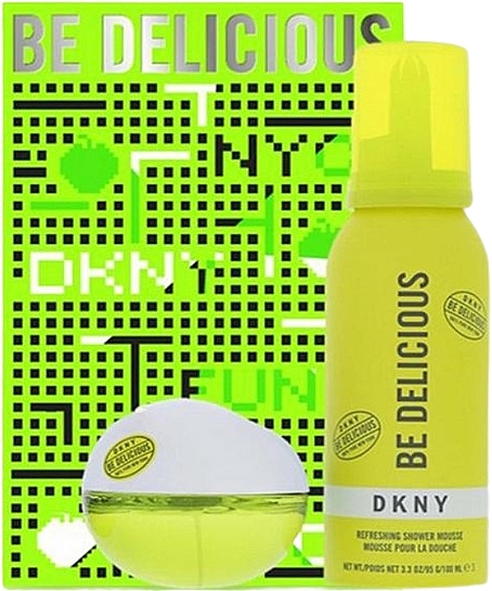 DKNY Be Delicious - Set (edp/30 ml + sh/mousse/150 ml) — photo N1