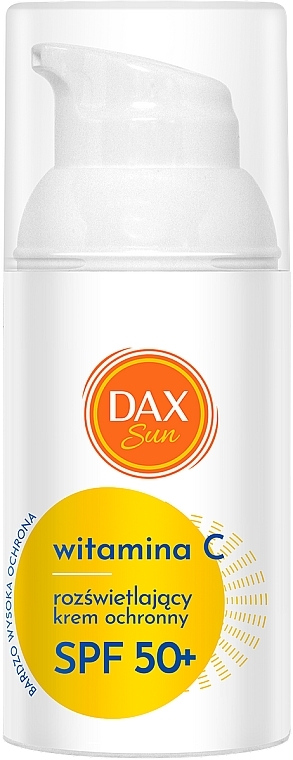 Sunscreen Cream with Vitamin C - Dax Sun Illuminating Protective Cream With Vitamin C SPF 50+ — photo N1