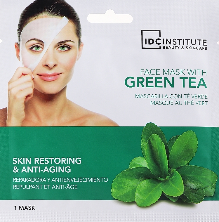 Green Tea Face Mask - IDC Institute Face Mask — photo N1