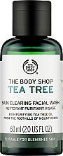 Fragrances, Perfumes, Cosmetics Cleansing Face Wash Gel - The Body Shop Tea Tree Skin Clearing Facial Wash