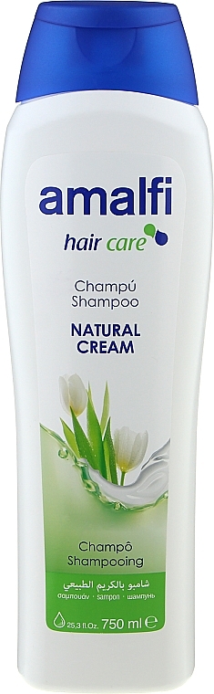 Hair Shampoo 'Natural Cream' - Amalfi Natural Cream Shampoo — photo N1